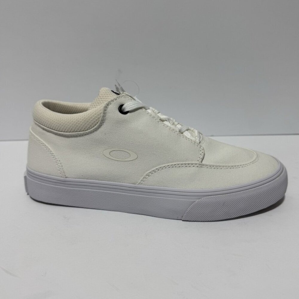 Oakley Mens Banks Lo Top Sneakers White Size 5 M